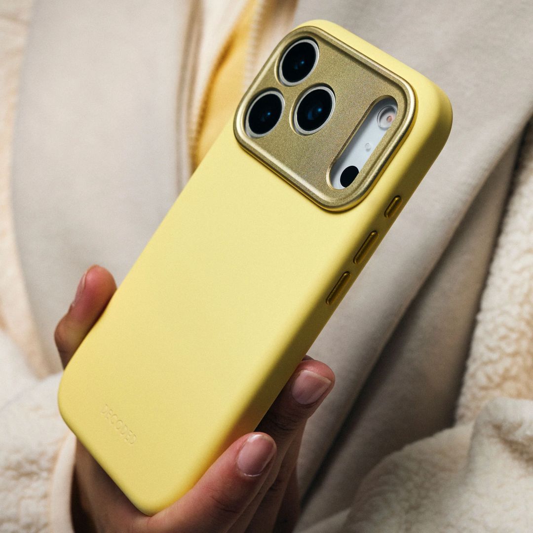Decoded AntiMicrobial Silicone Backcover for iPhone 17 Pro Max Yuma Yellow