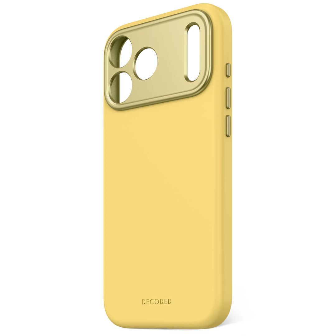 Decoded AntiMicrobial Silicone Backcover for iPhone 17 Pro Max Yuma Yellow