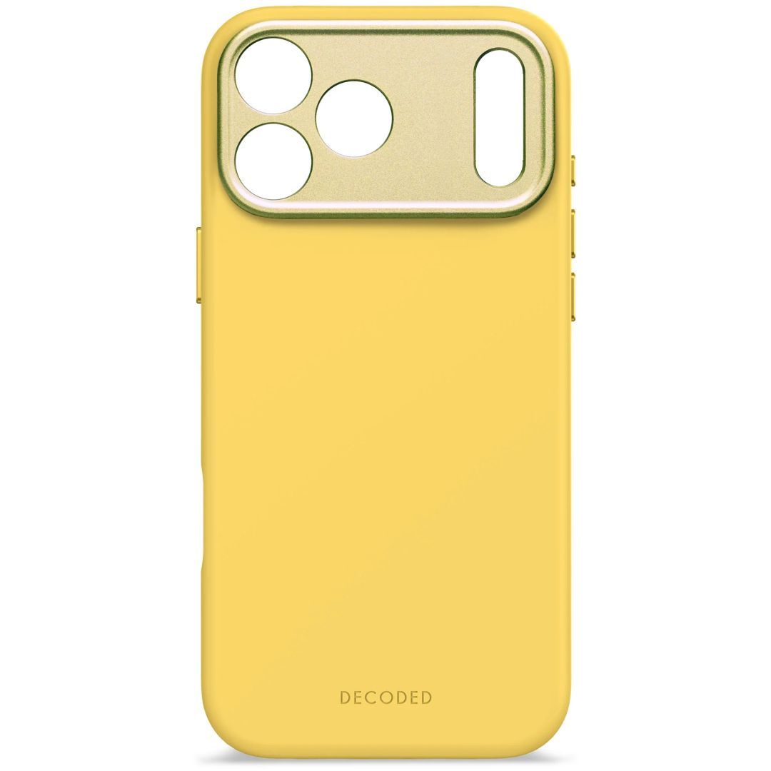Decoded AntiMicrobial Silicone Backcover for iPhone 17 Pro Max Yuma Yellow