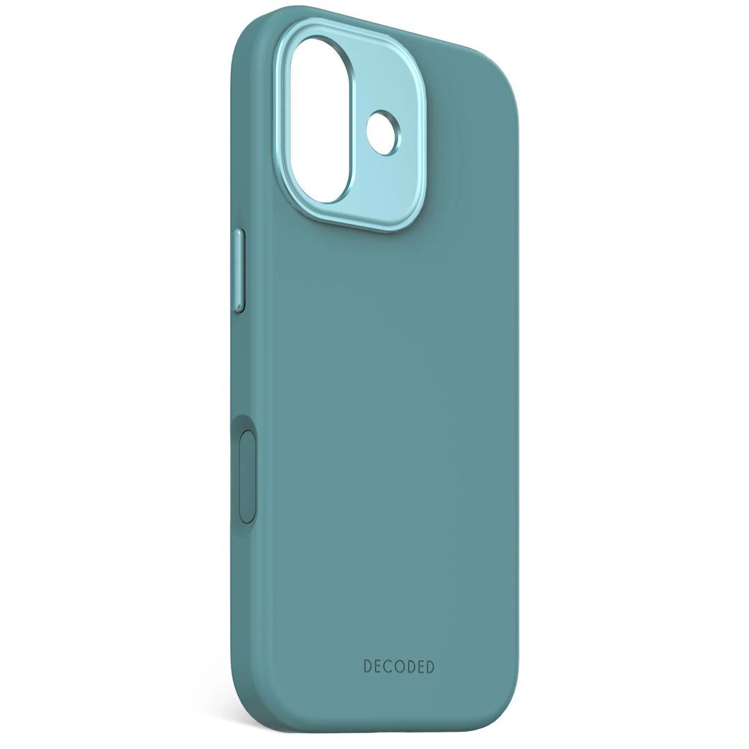 Decoded AntiMicrobial Silicone Backcover for iPhone 17 Retro Blue