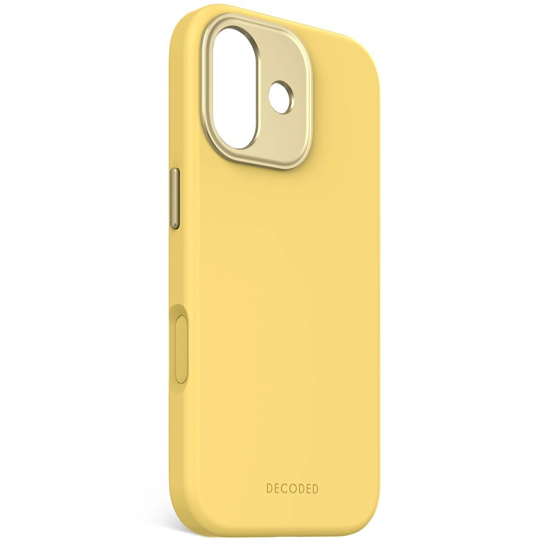 Decoded AntiMicrobial Silicone Backcover for iPhone 17 Yuma Yellow