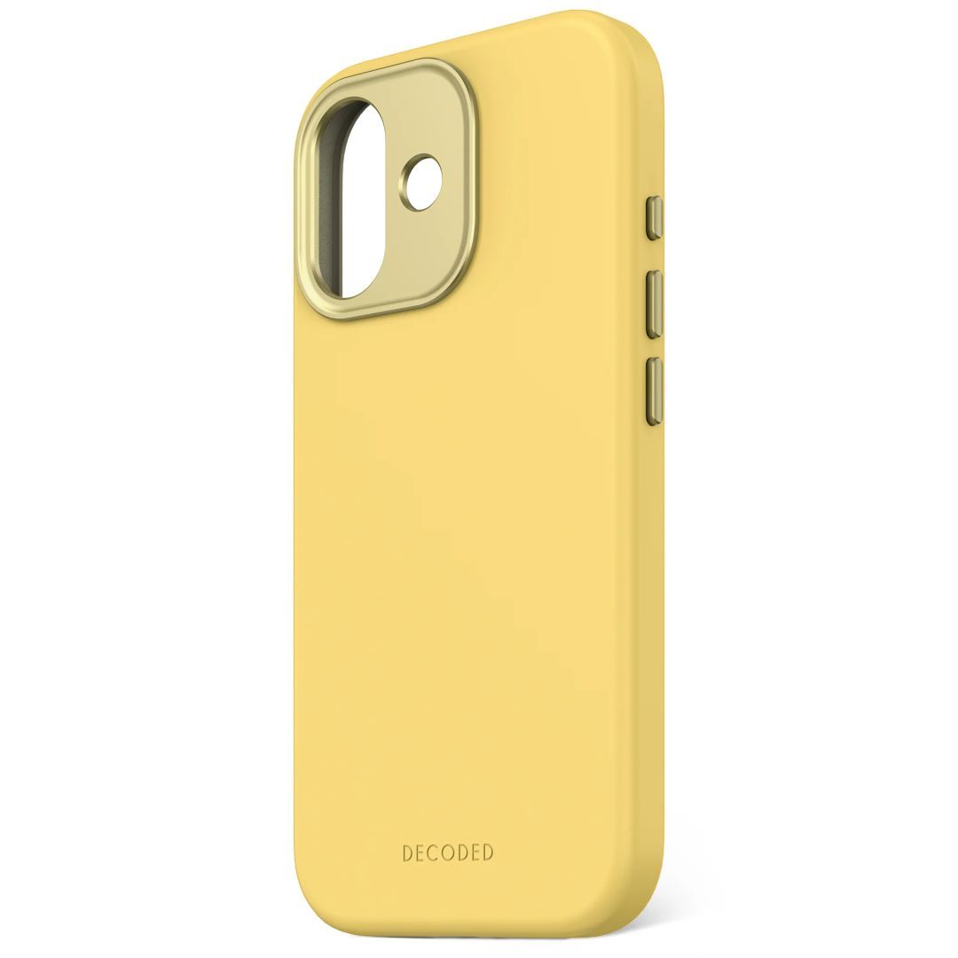 Decoded AntiMicrobial Silicone Backcover for iPhone 17 Yuma Yellow