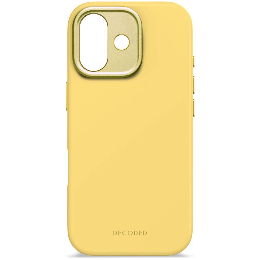 Decoded AntiMicrobial Silicone Backcover for iPhone 17 Yuma Yellow