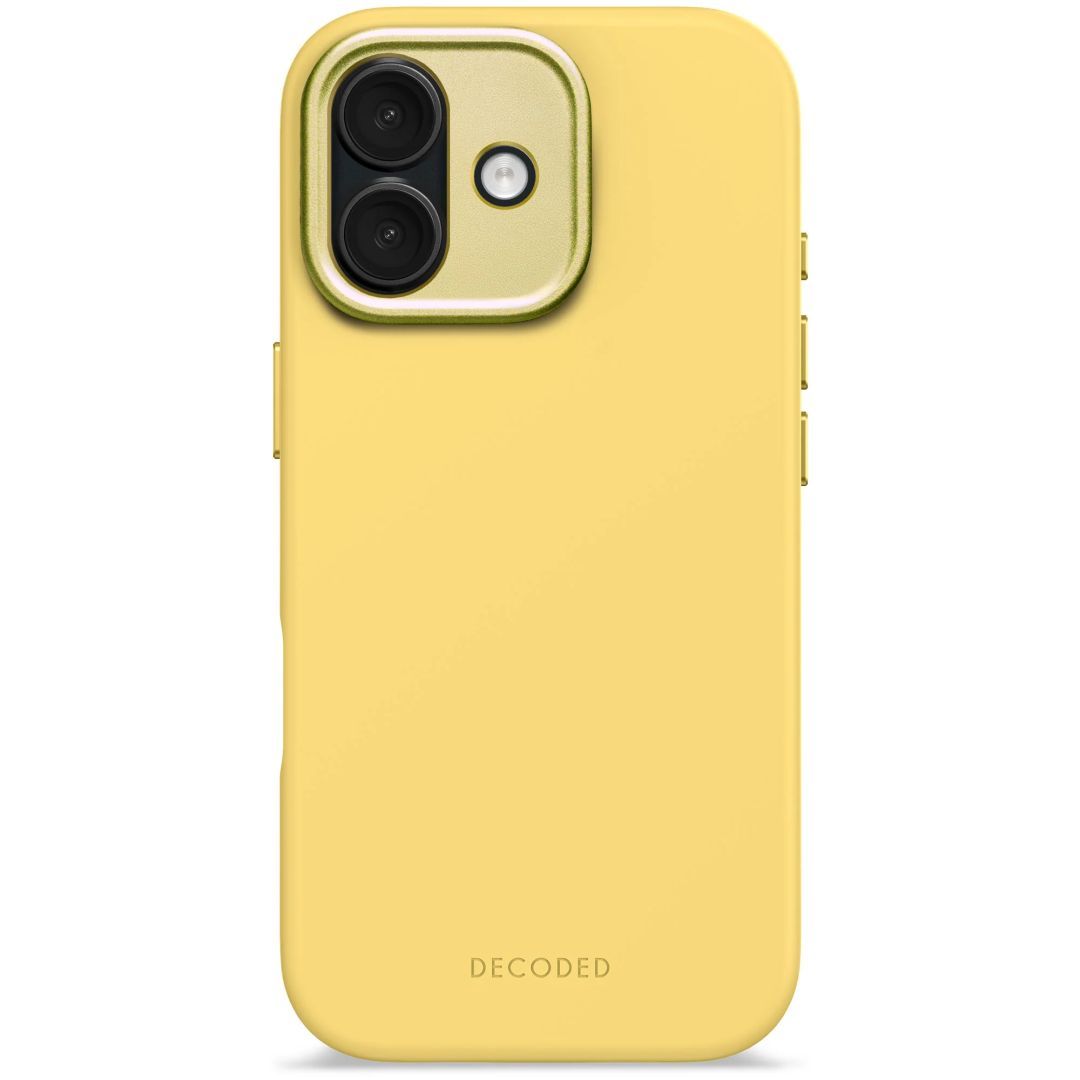Decoded AntiMicrobial Silicone Backcover for iPhone 17 Yuma Yellow