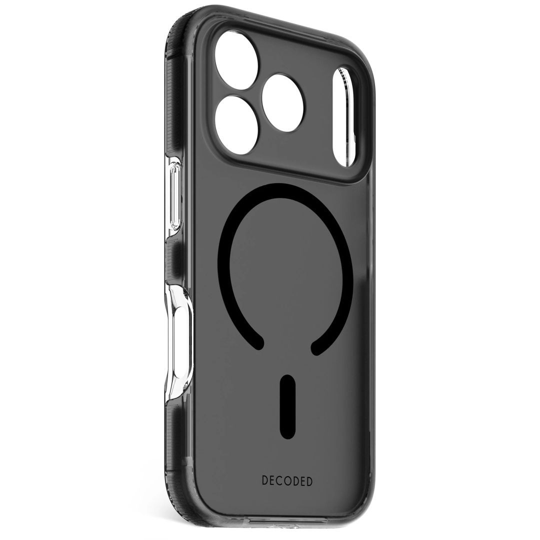 Decoded DropTec Transparent Backcover for iPhone 17 Pro Black