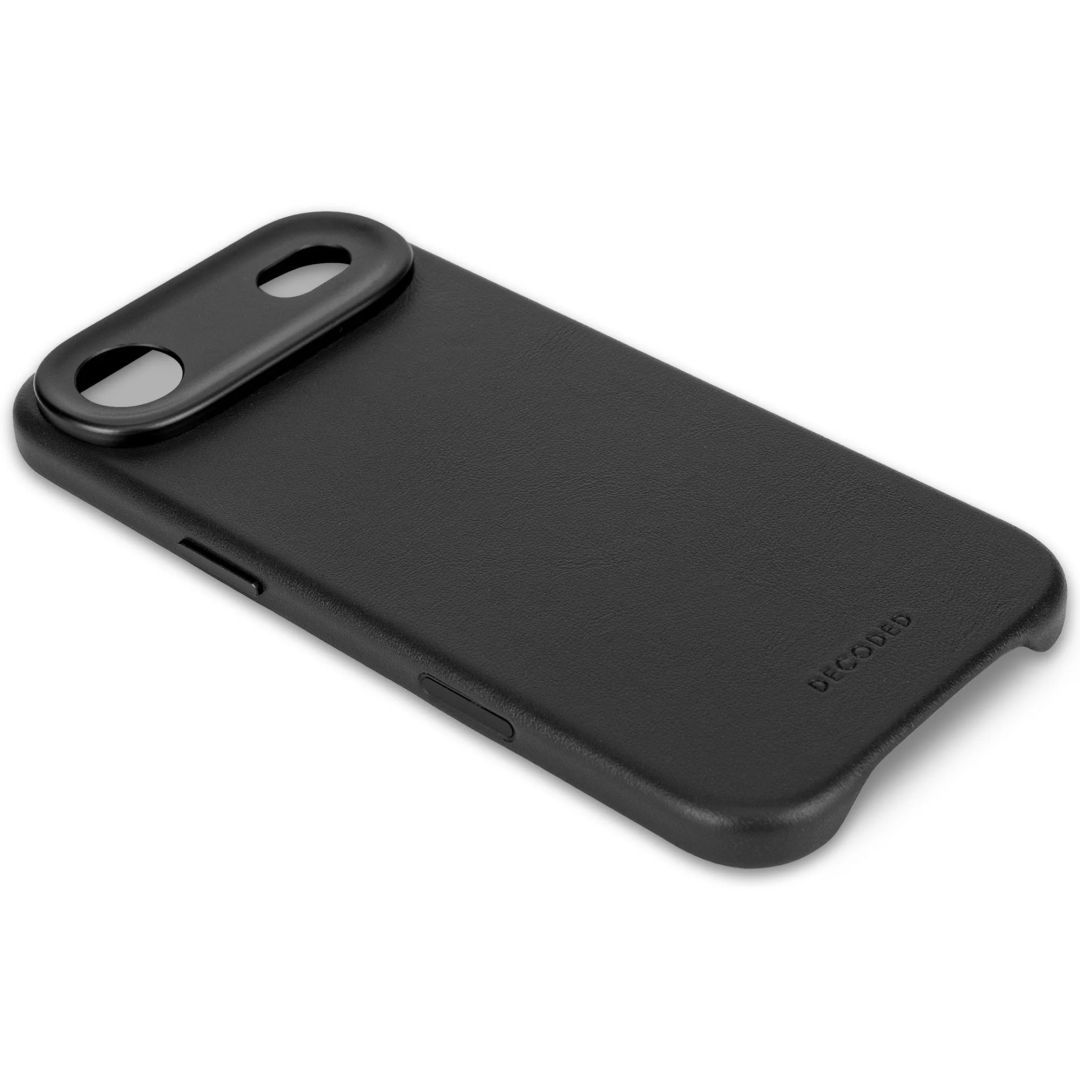 Decoded Leather Backcover for iPhone 17 Air Black