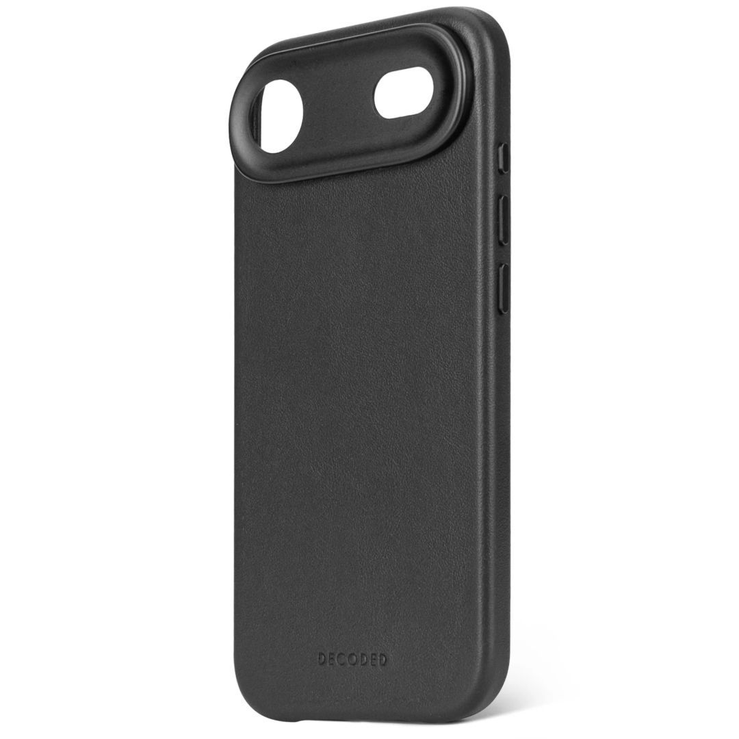 Decoded Leather Backcover for iPhone 17 Air Black