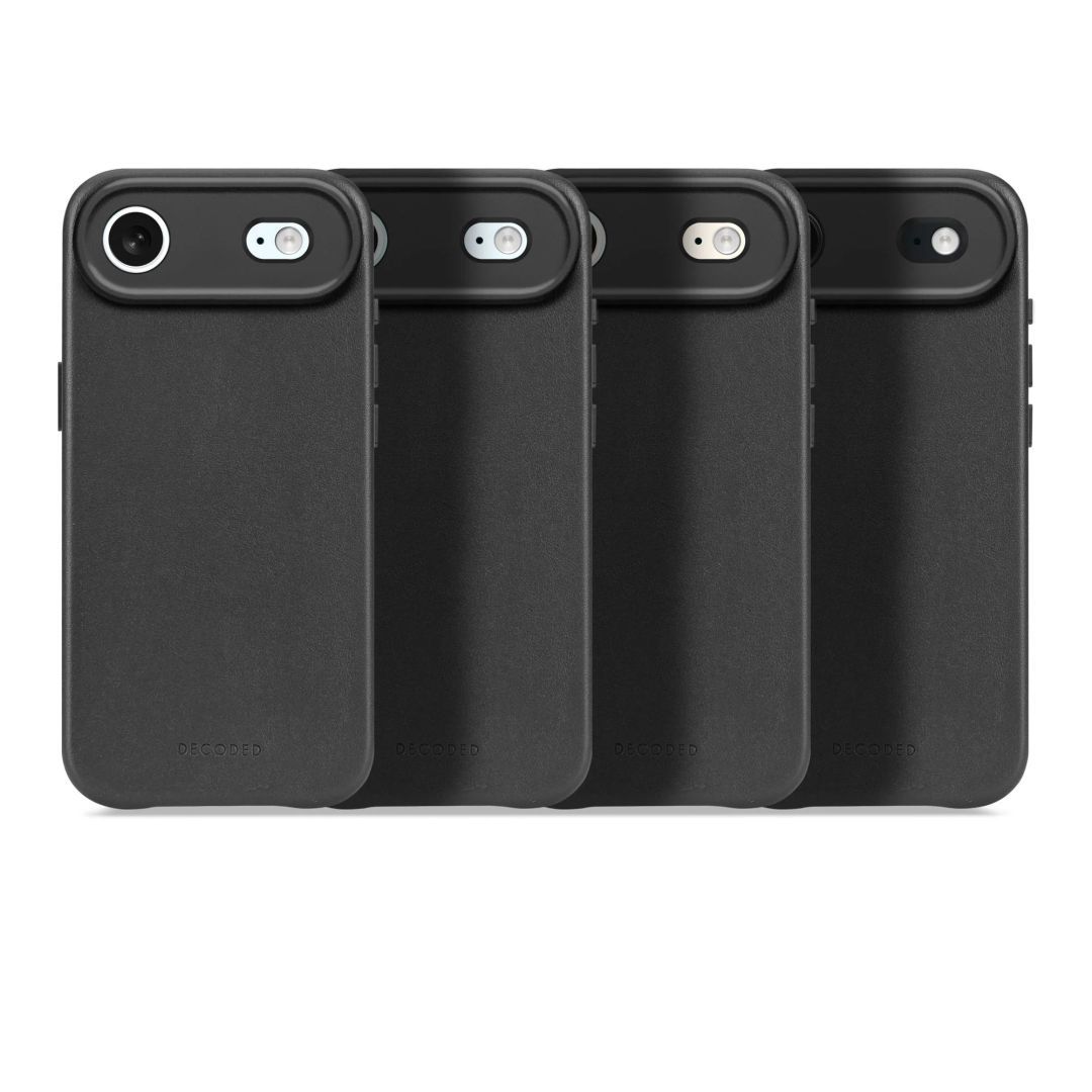Decoded Leather Backcover for iPhone 17 Air Black