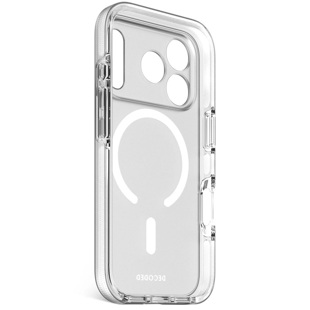 Decoded DropTec Transparent Backcover for iPhone 17 Pro White