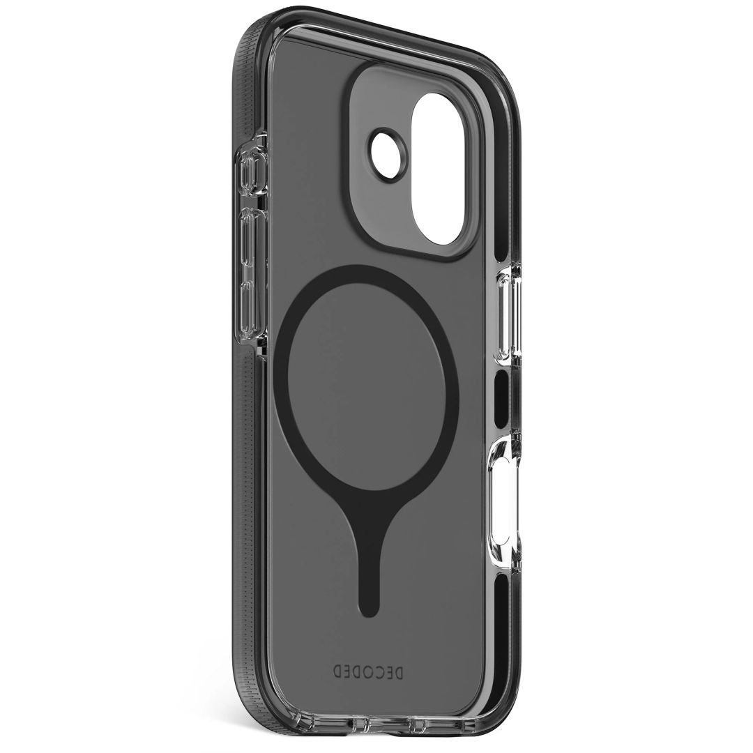 Decoded DropTec Transparent Backcover for iPhone 17 Black