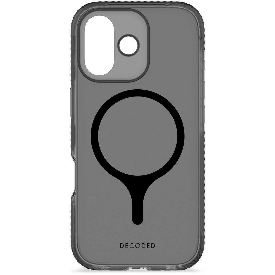 Decoded DropTec Transparent Backcover for iPhone 17 Black