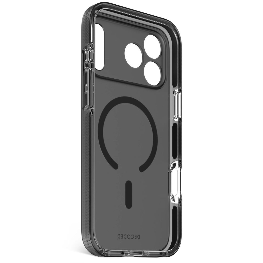 Decoded DropTec Transparent Backcover for iPhone 17 Pro Max Black