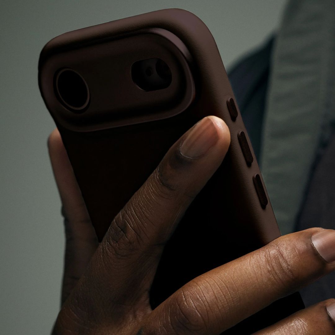 Decoded Leather Backcover for iPhone 17 Air Chocolate Brown