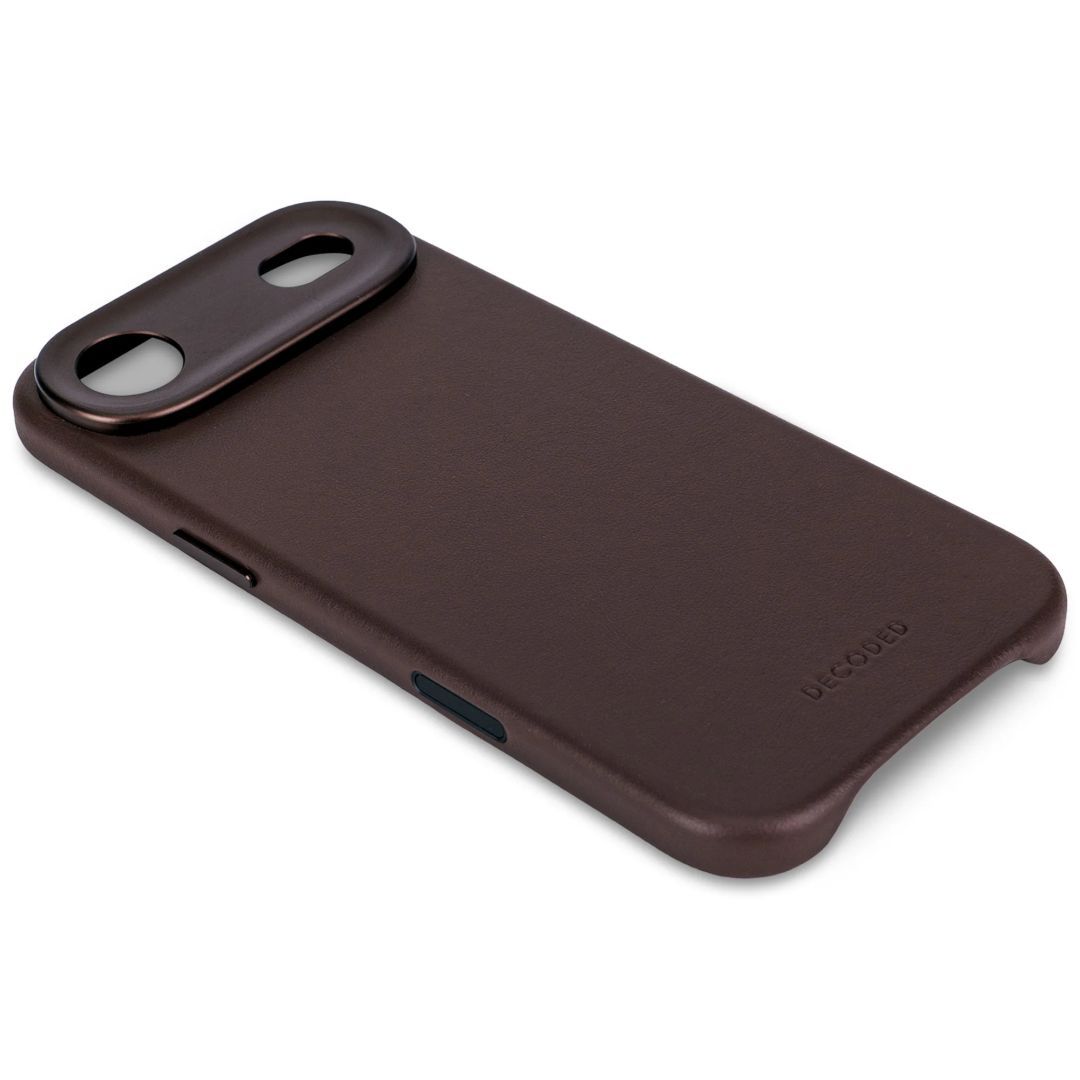 Decoded Leather Backcover for iPhone 17 Air Chocolate Brown