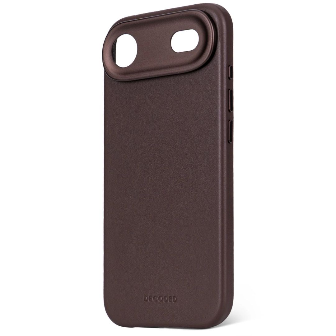 Decoded Leather Backcover for iPhone 17 Air Chocolate Brown
