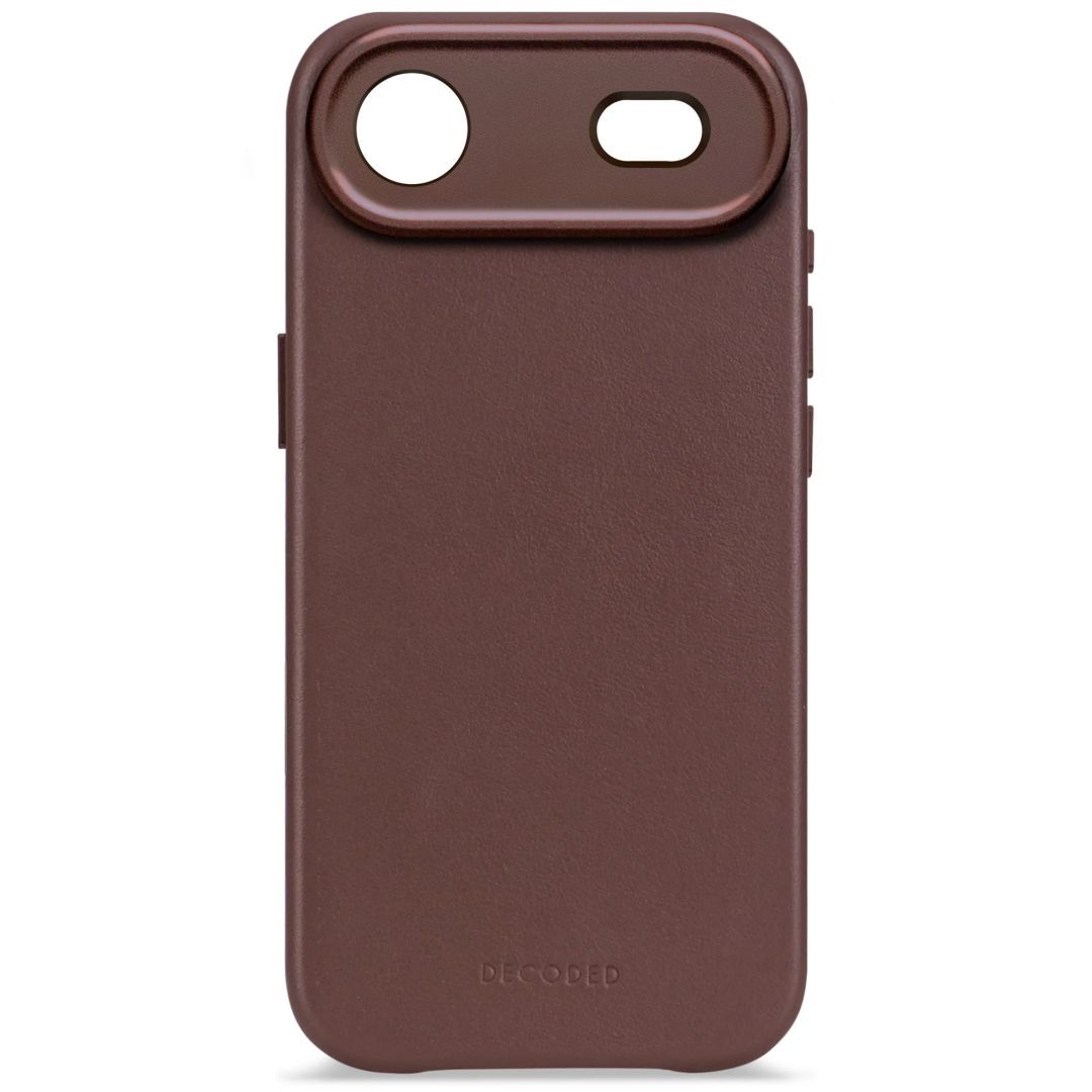 Decoded Leather Backcover for iPhone 17 Air Chocolate Brown