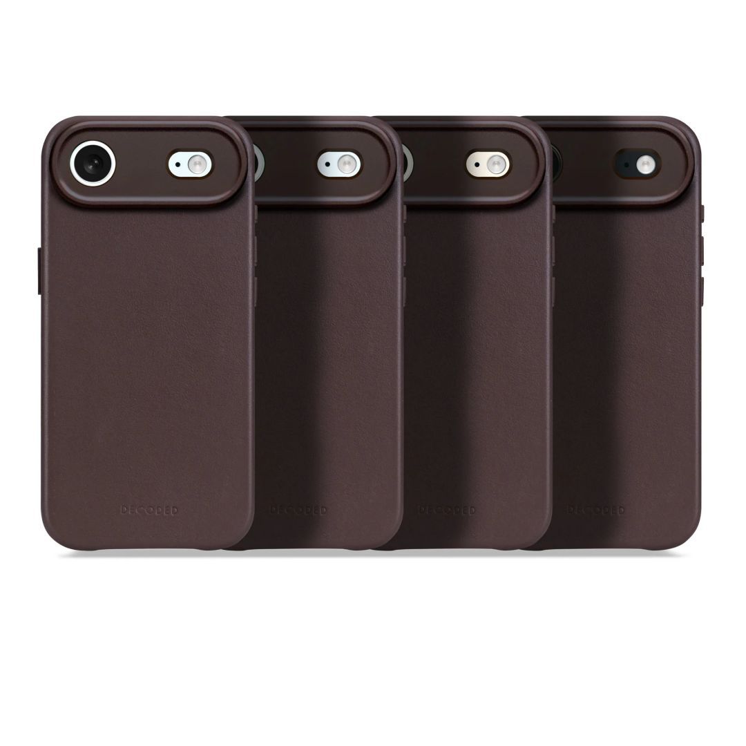 Decoded Leather Backcover for iPhone 17 Air Chocolate Brown