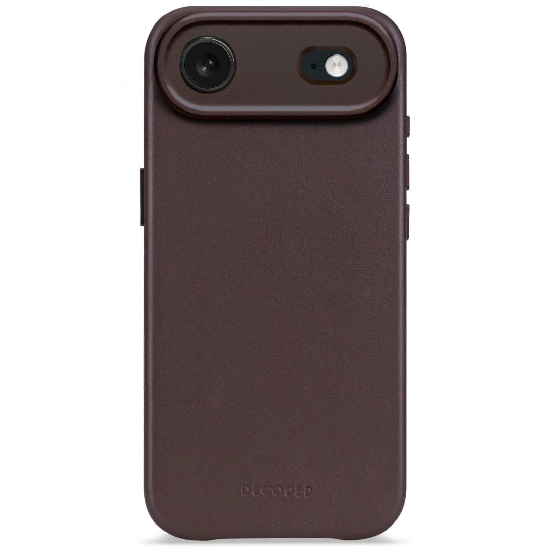 Decoded Leather Backcover for iPhone 17 Air Chocolate Brown