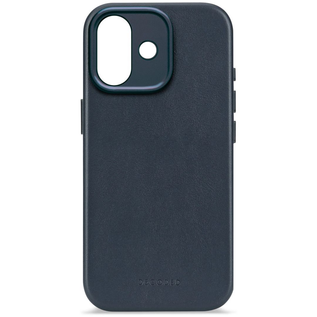 Decoded Leather Backcover for iPhone 17 Navy Shadow