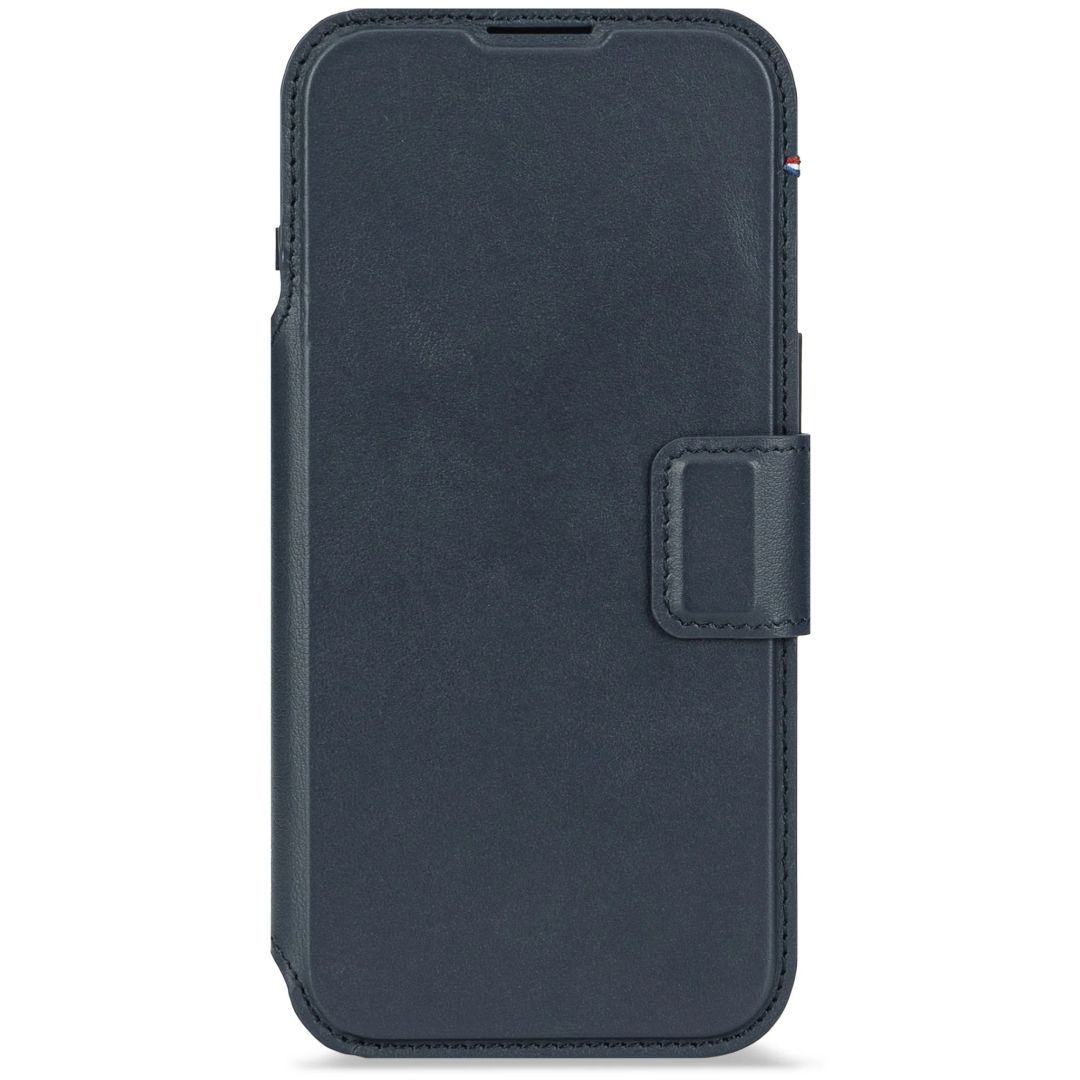 Decoded Leather Detachable Wallet for iPhone 17 Air Navy Shadow