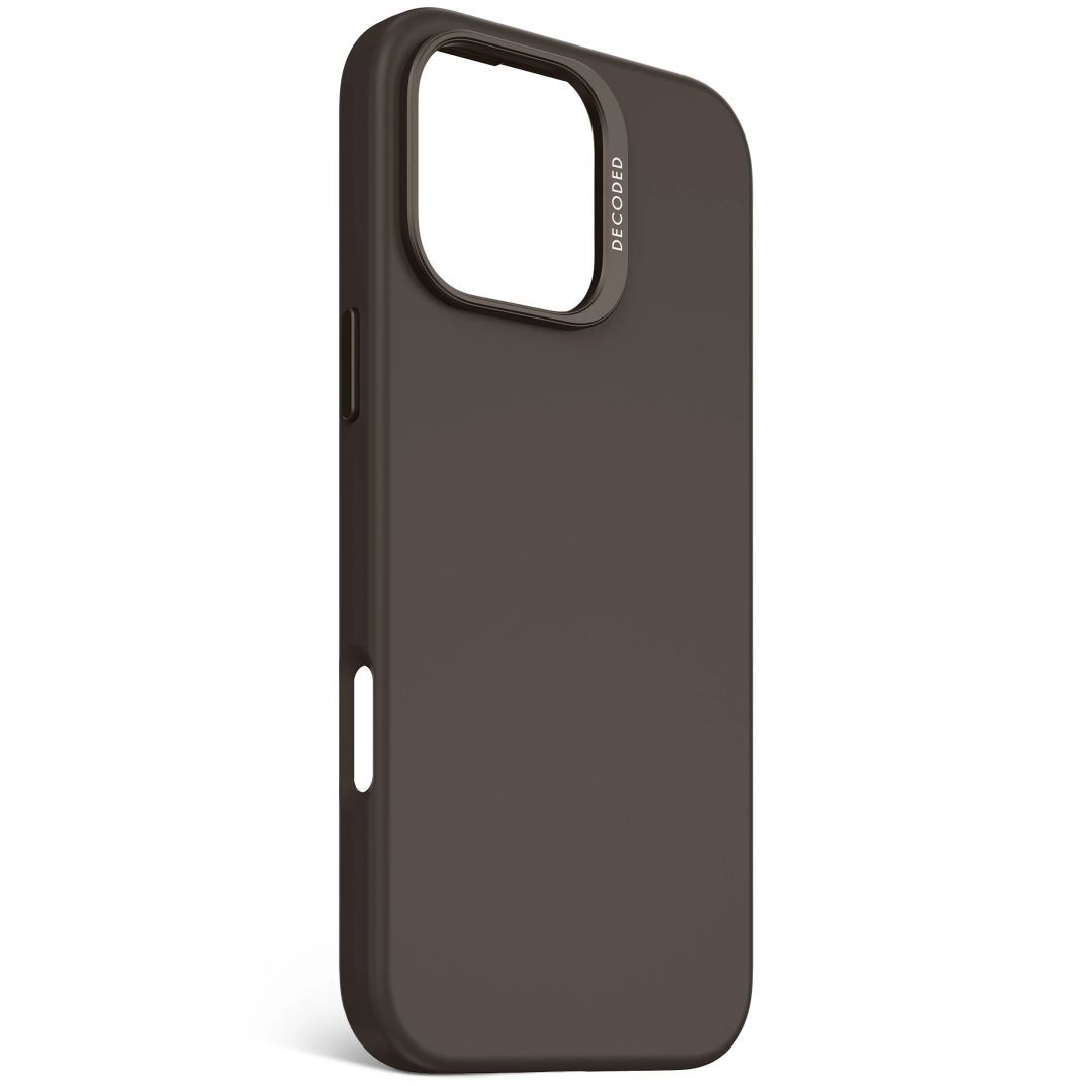 Decoded AntiMicrobial Silicone Case for iPhone 16 Pro Max Black