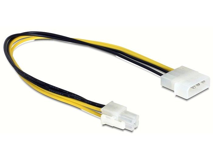 DeLock Cable P4 male > Molex 4pin male 30cm