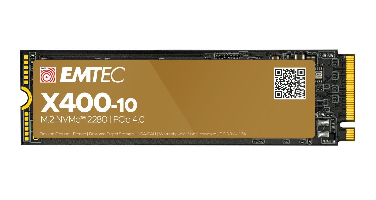 Emtec 4TB M.2 2280 NVMe X400-10 Power Pro Emtec 4TB M.2 2280 NVMe X400-10 Power Pro