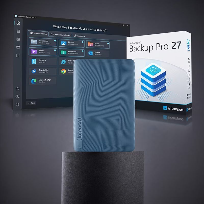 Intenso 2TB 2,5" USB3.2 Memory Safe Blue