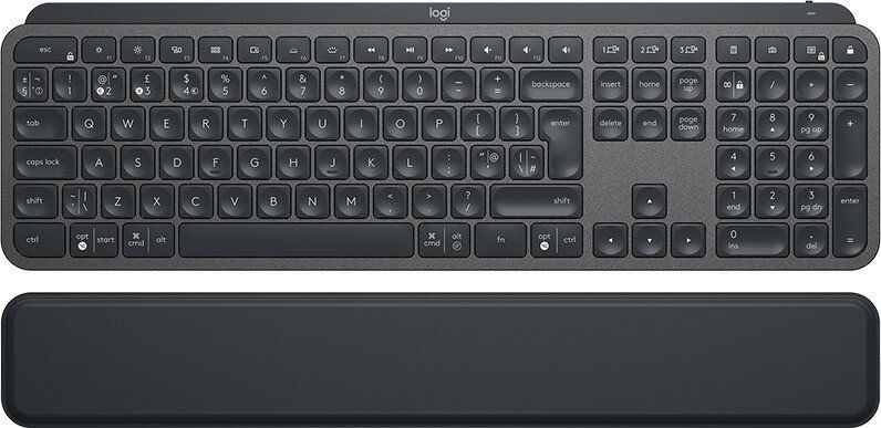 Logitech MX Keys Advanced Wireless Illuminated Keyboard Black UK