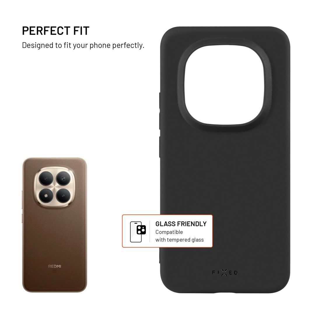 FIXED Story hátlap Xiaomi Redmi Note 15 Pro+ 5G készülékhez, fekete