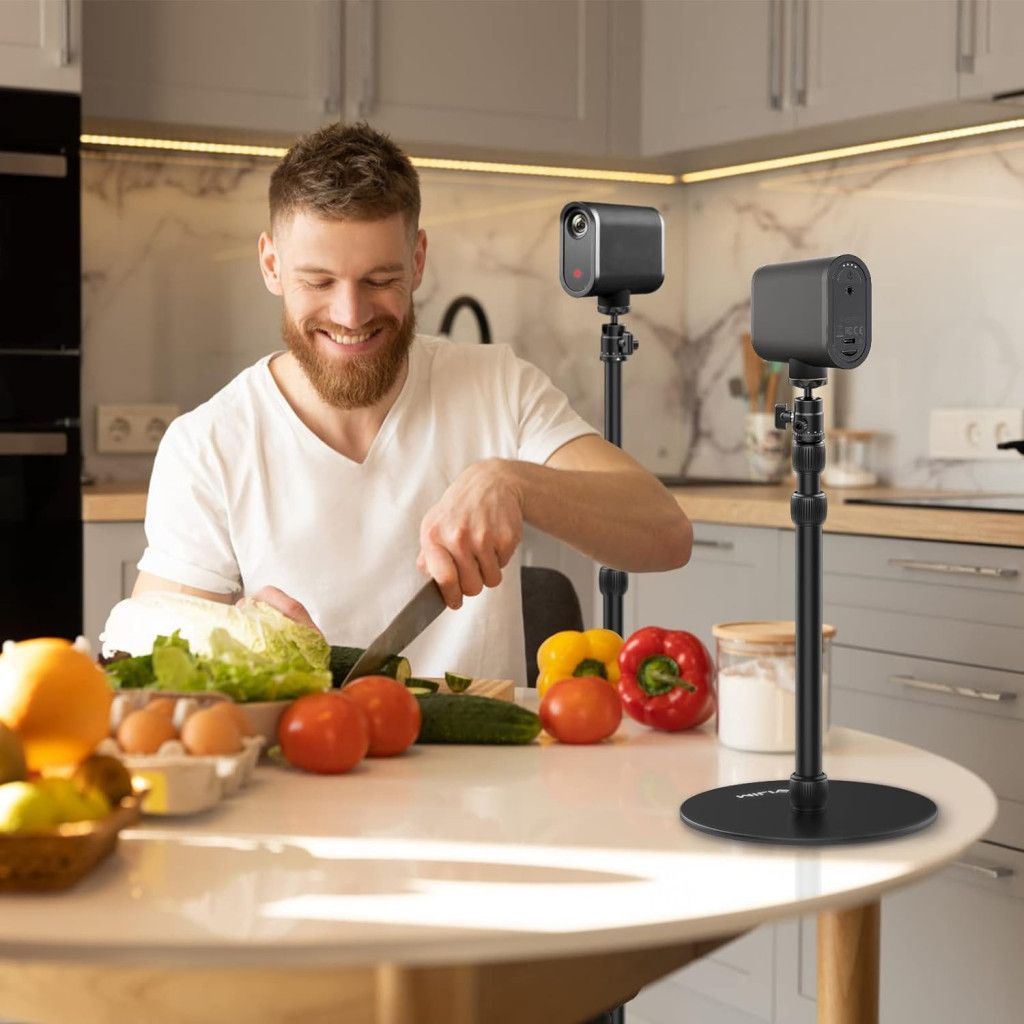 Ulanzi Vijim LS9 asztali állvány, lapos talppal, gömbfejjel, 24-88cm magasság