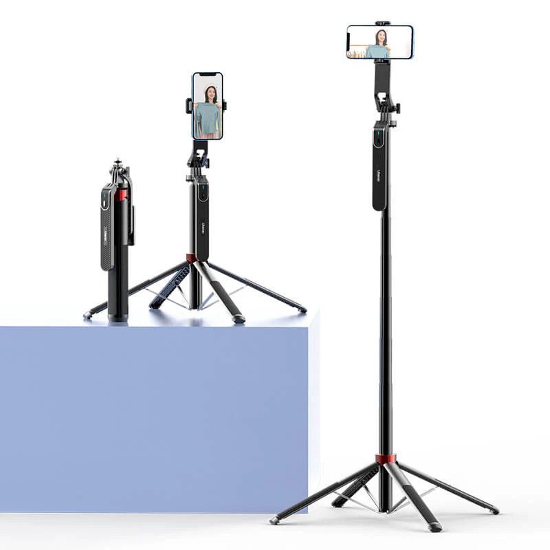 Ulanzi MA09 selfie állvány, monopod telefonokhoz, bluetooth kioldó, 180cm max magasság Ulanzi MA09 selfie állvány, monopod telefonokhoz, bluetooth kioldó, 180cm max magasság
