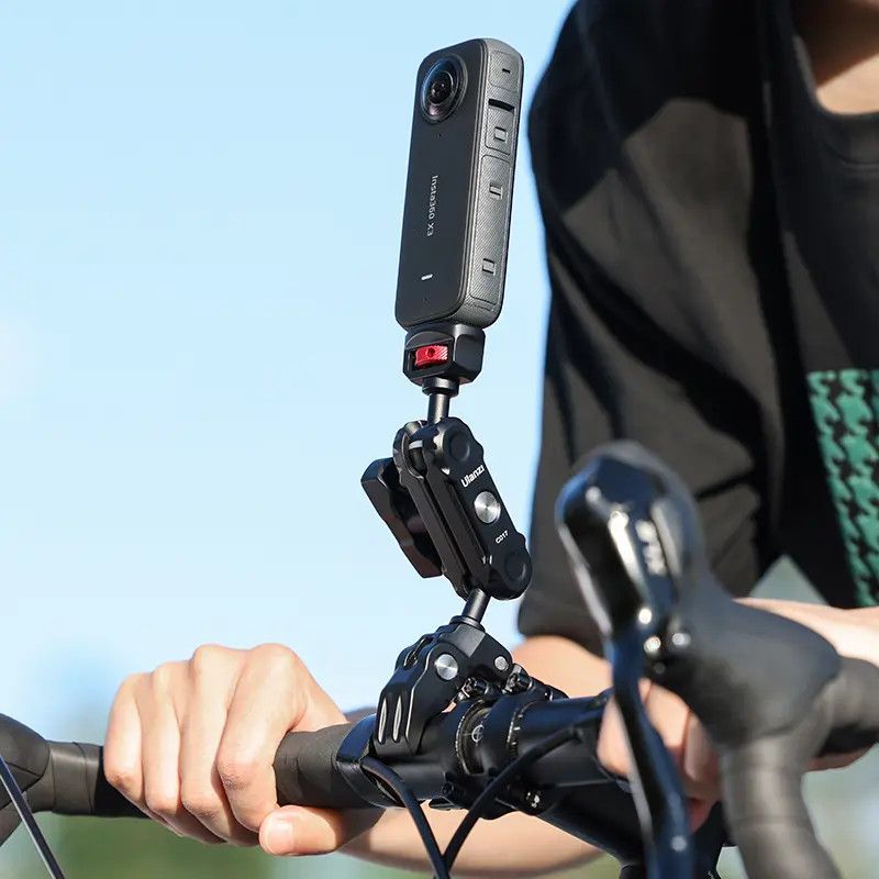 Ulanzi C017, C046GBB1, super clamp, dupla satu, kiegészítő 1/4"-os menet adapterrel