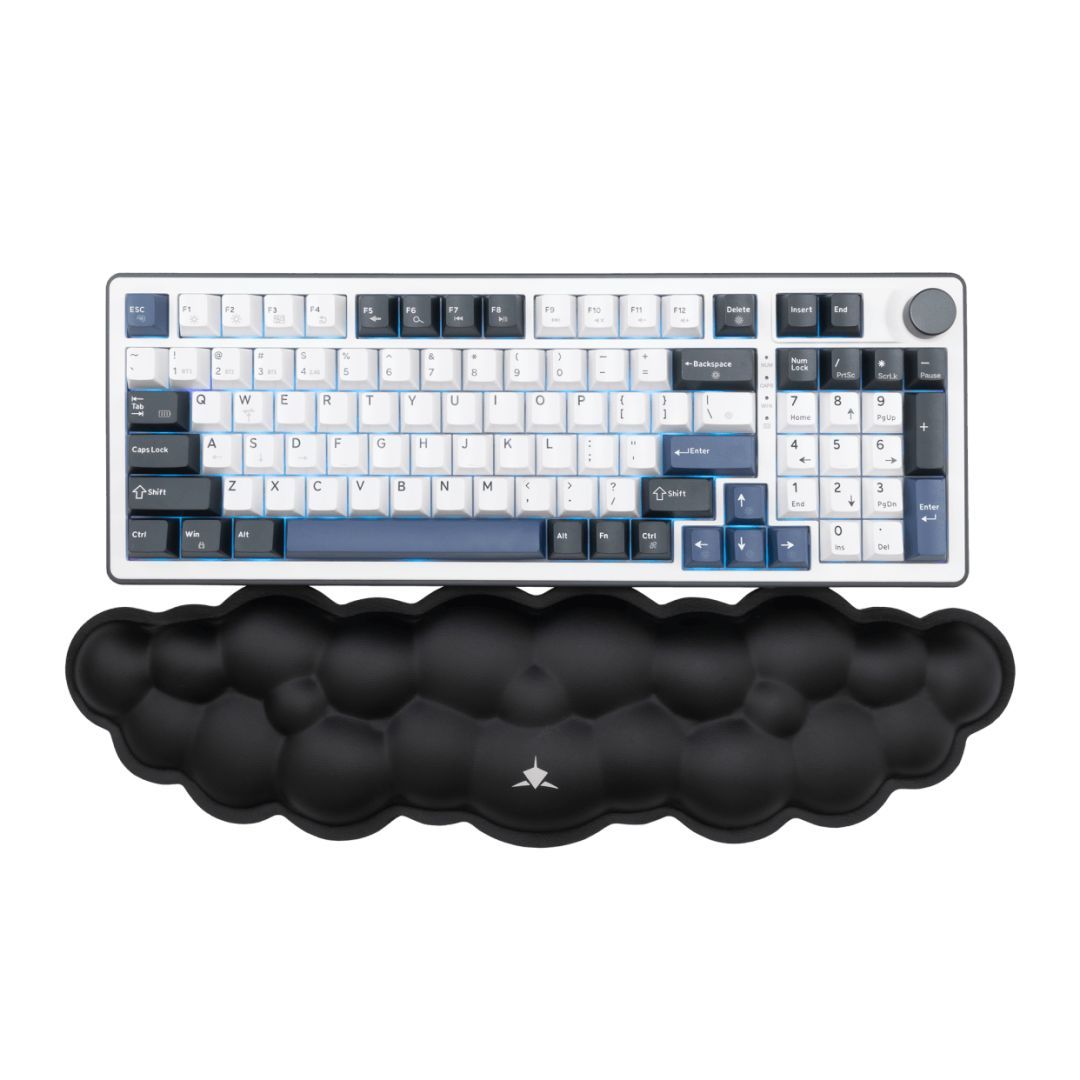 White Shark Cumulus Keyboard wrist rest Black