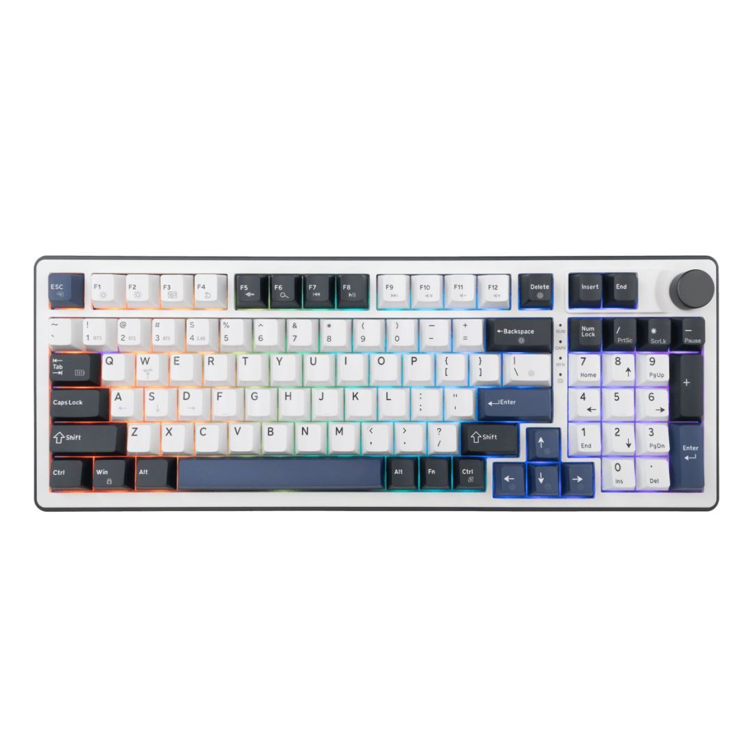 White Shark Excalibur Gaming Wireless Bluetooth Keyboard White US White Shark Excalibur Gaming Wireless Bluetooth Keyboard White US