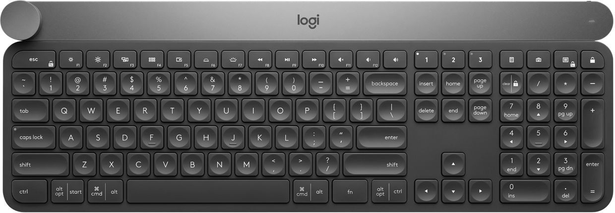 Logitech Craft Wireless keyboard Black UK