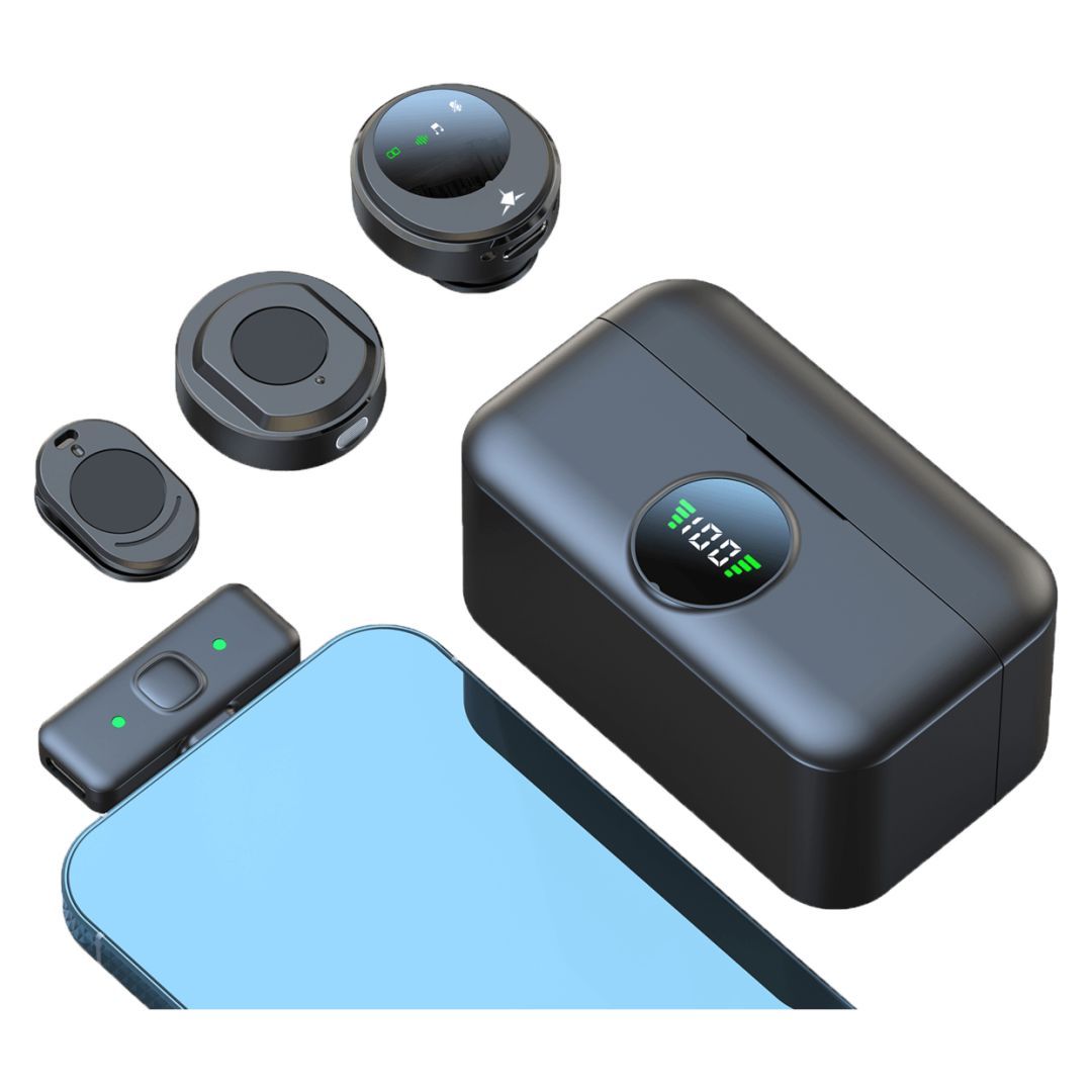 White Shark Tassa Wireless Microphone Black White Shark Tassa Wireless Microphone Black