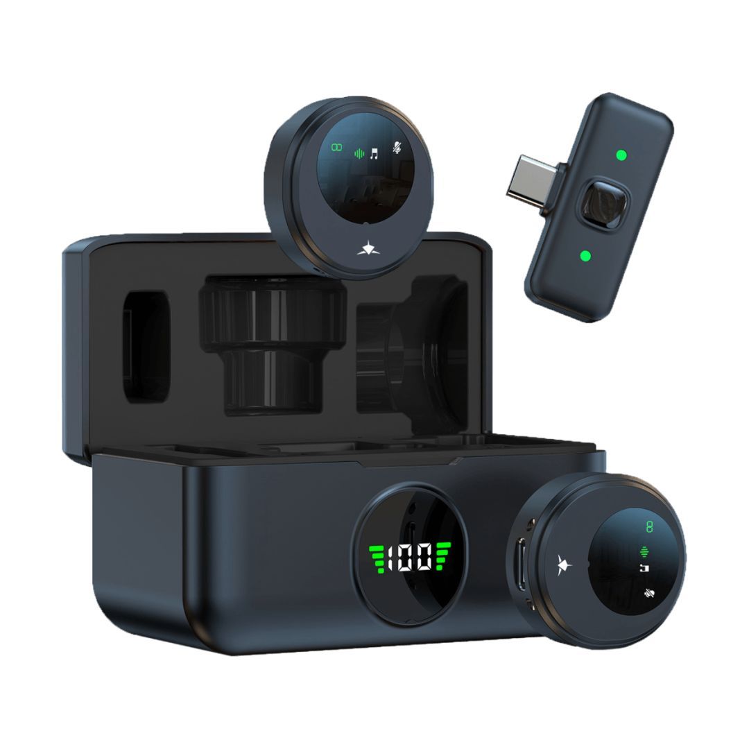 White Shark Tassa Wireless Microphone Black White Shark Tassa Wireless Microphone Black