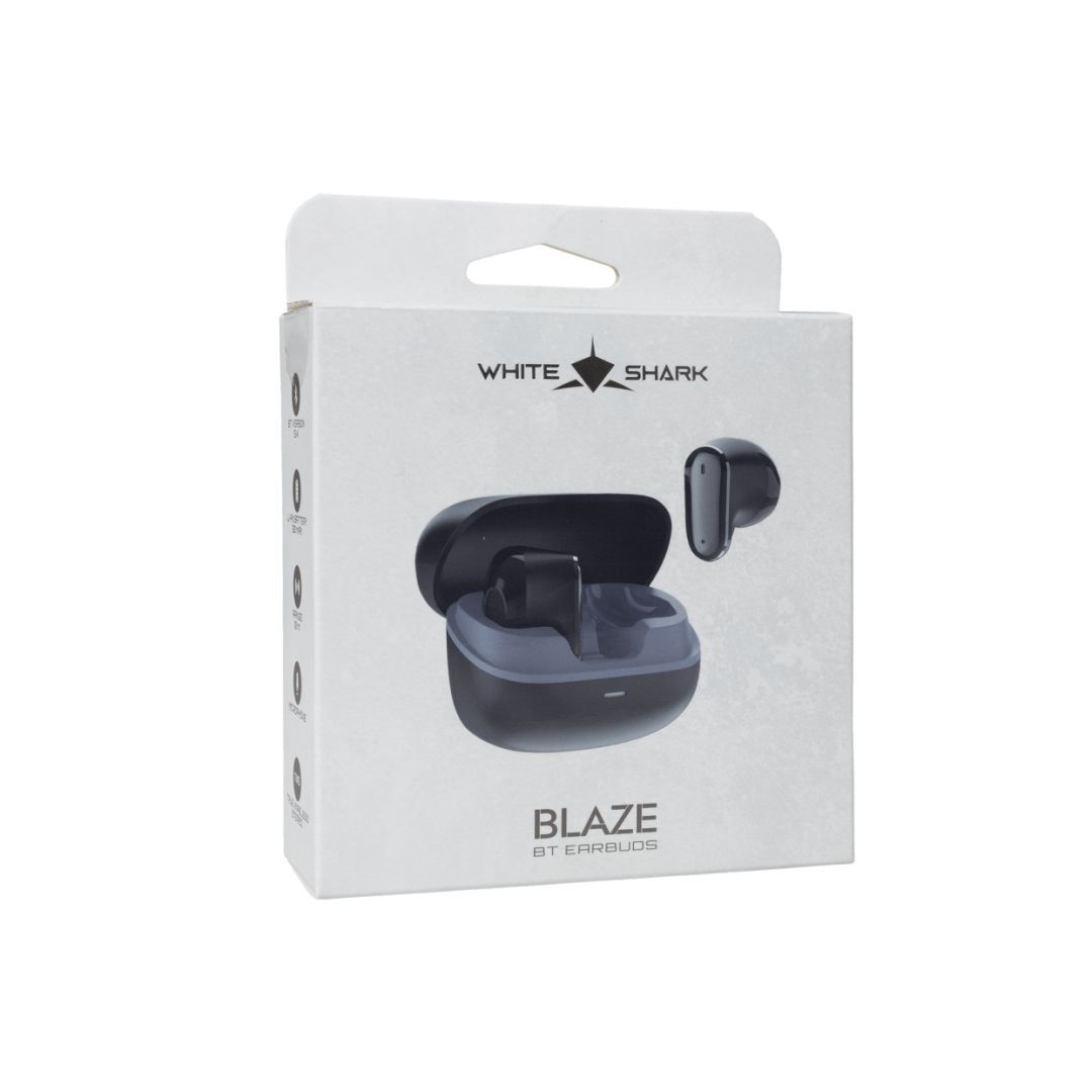 White Shark Blaze Bluetooth Gaming Headset Black