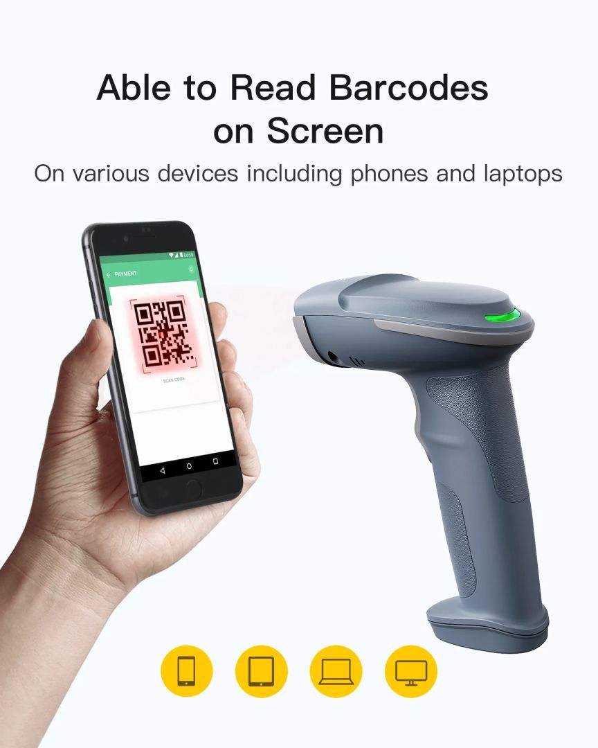 Inateck BCST-54 Vonalkódolvasó Blue