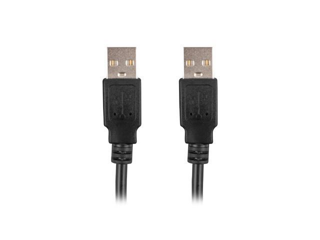 Lanberg USB-A M/M 2.0 cable 0,5m Black