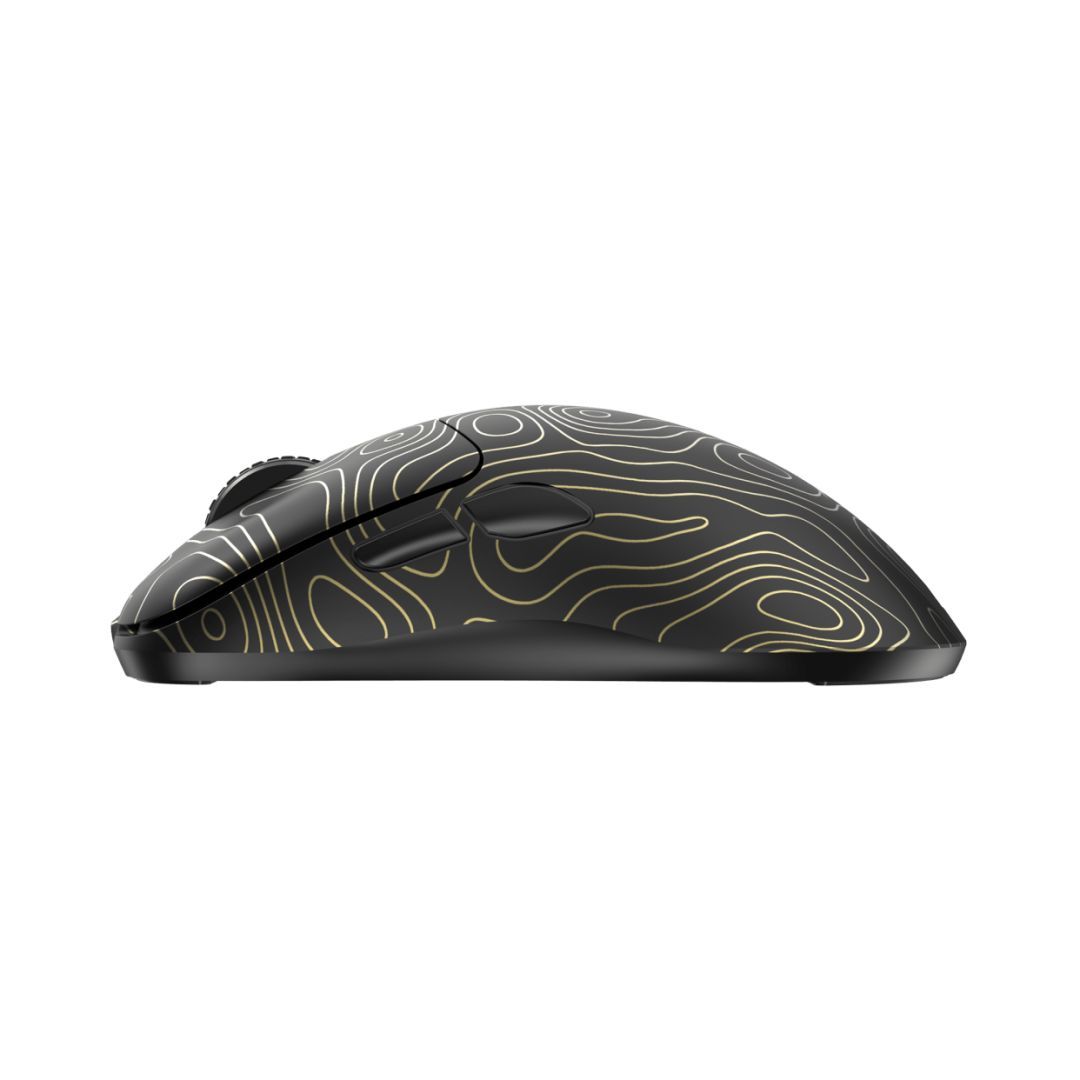 White Shark Aero Gaming Wireless Mouse Black/Gold