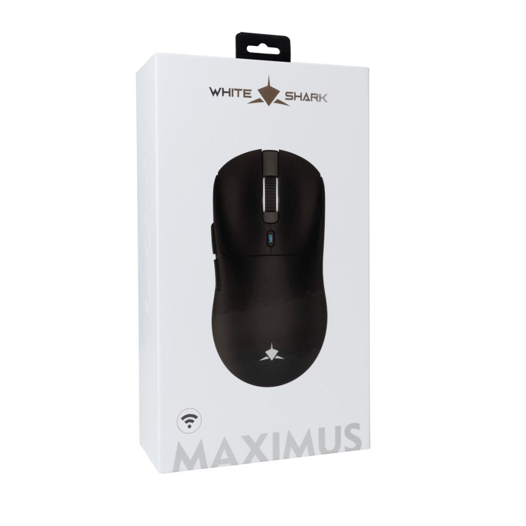 White Shark Maximus Gaming Wireless Bluetooth Mouse Black