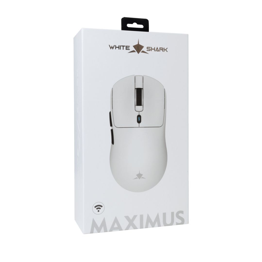 White Shark Maximus Gaming Wireless Bluetooth Mouse White