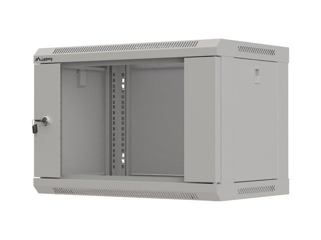 Lanberg 19" 6U Falra szerelhető Rackszekrény Grey