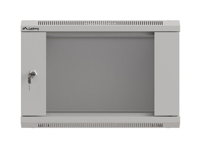 Lanberg 19" 6U Falra szerelhető Rackszekrény Grey