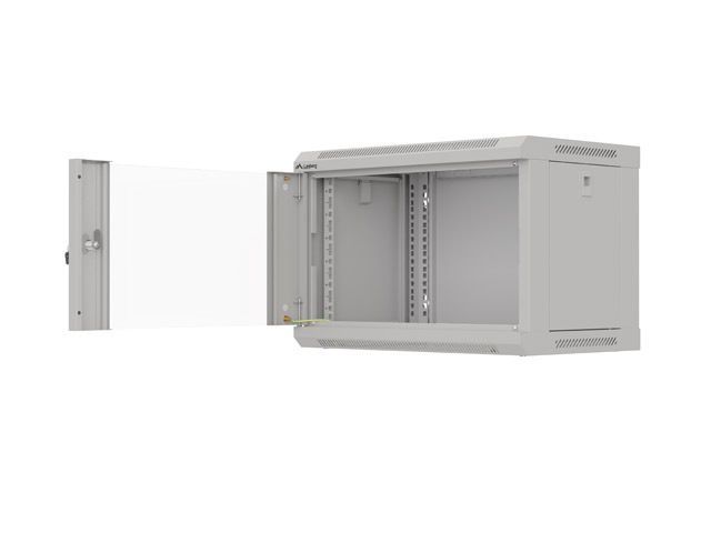 Lanberg 19" 6U Falra szerelhető Rackszekrény Grey