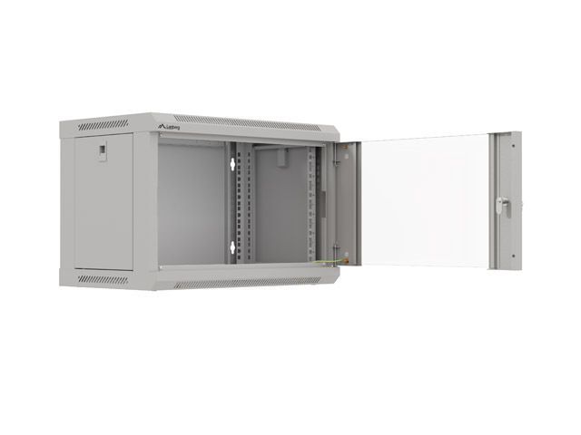 Lanberg 19" 6U Falra szerelhető Rackszekrény Grey