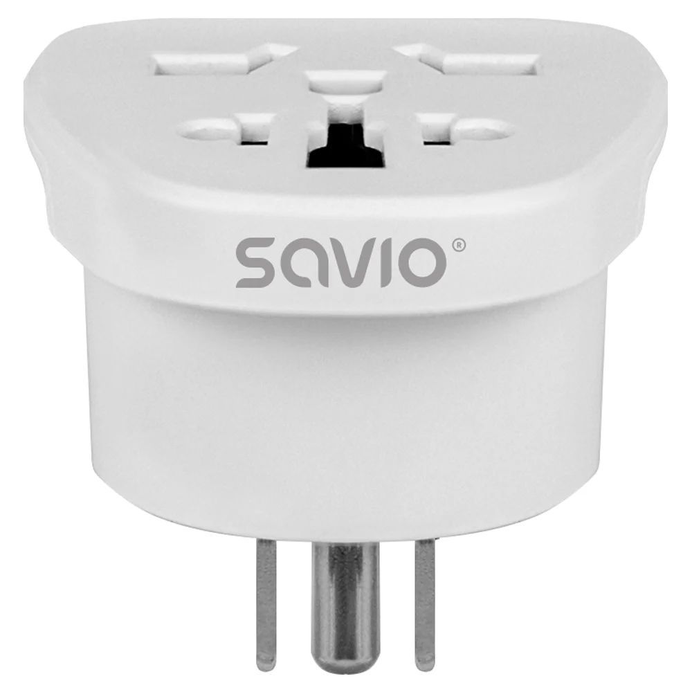 Savio AP-07 Travel adapter global socket – US plug White Savio AP-07 Travel adapter global socket – US plug White