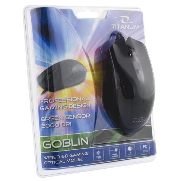 Titanium TM106 Goblin Wired Gaming Mouse Black